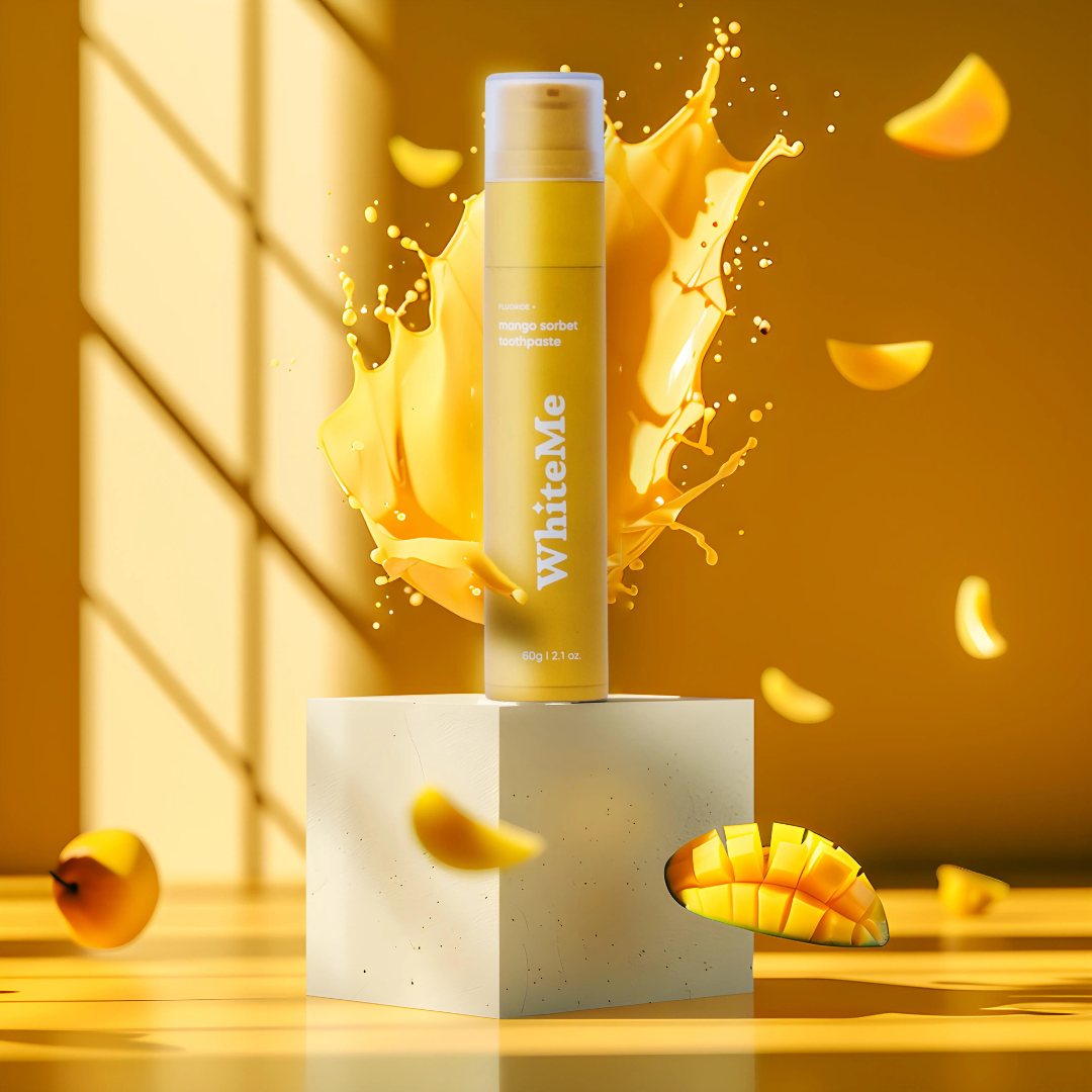 Οδοντόκρεμα με γεύση μάνγκο